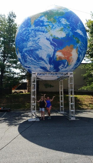 Deluxe Giant Earth Sphere Globe rentals for your next convention, tradeshow or special event. 