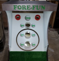 Fore-FUN Skeeball style golf putting game