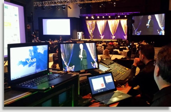 Uniquely DC General Session Production - complete audio visual services and show management.