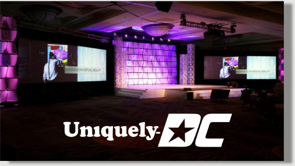 Uniquely DC business meeting set production and fabrication services in Washington DC, Maryland and Virginia.